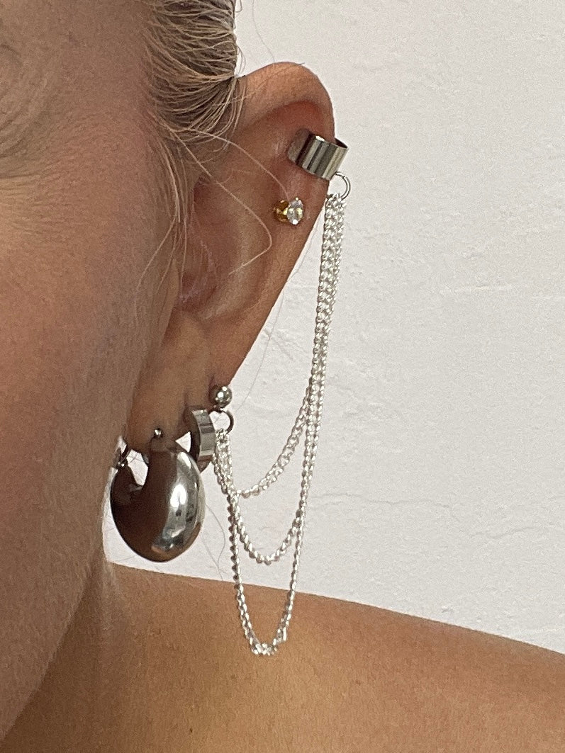 Iron ear studs