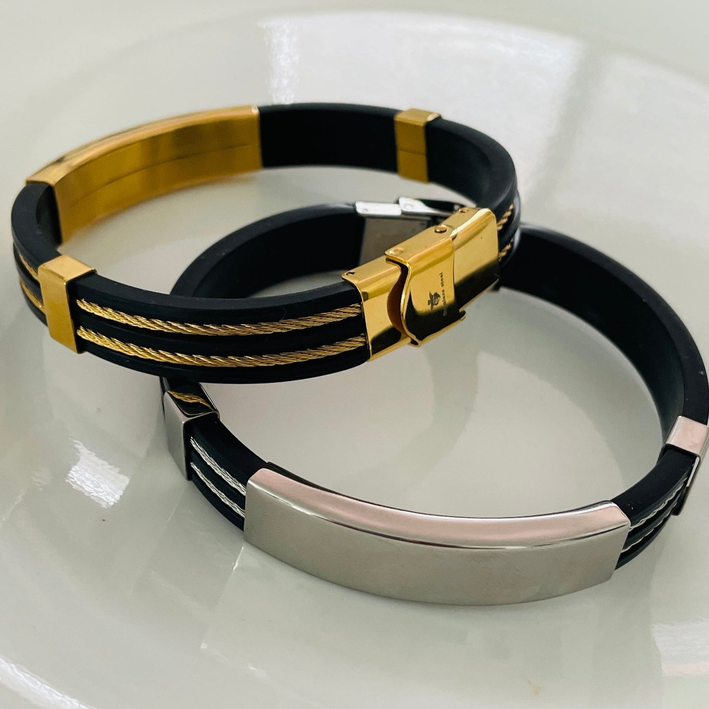 Extreme gold or silver bracelet