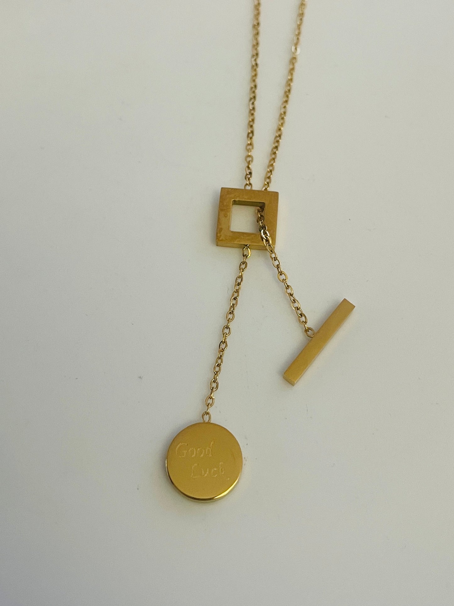 Good luck gold necklace