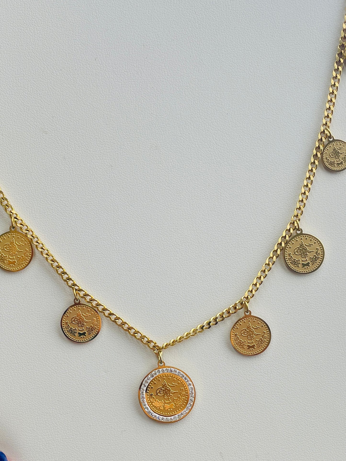 Medals Charm Necklace