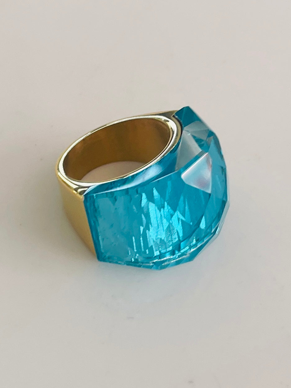 Turquoise gem ring