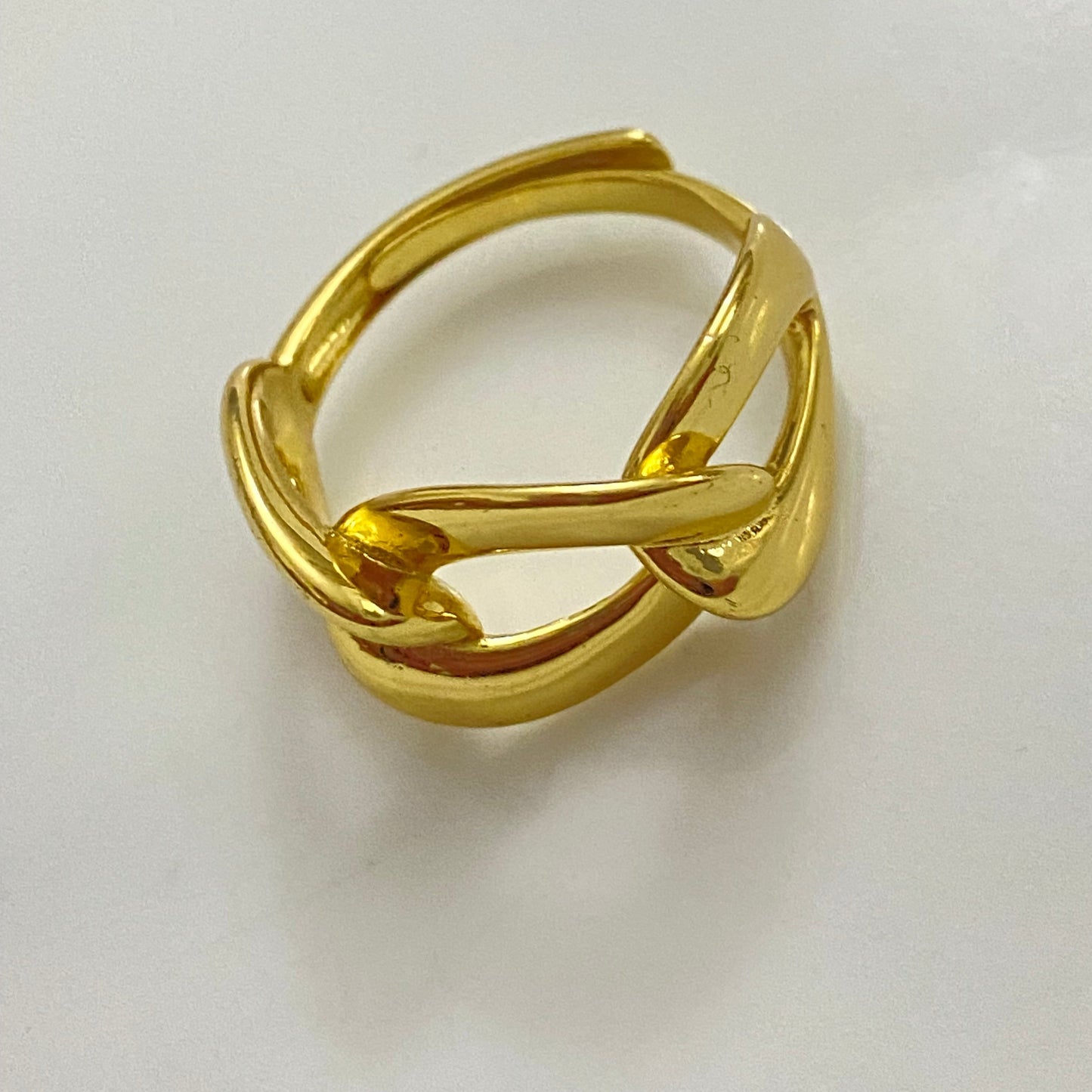 Gold and silver rings