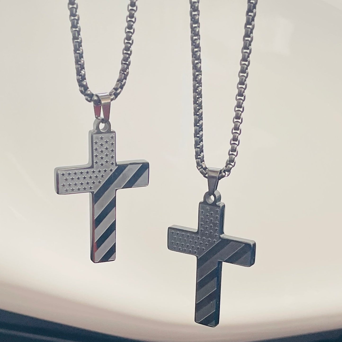 Black Cross Necklace