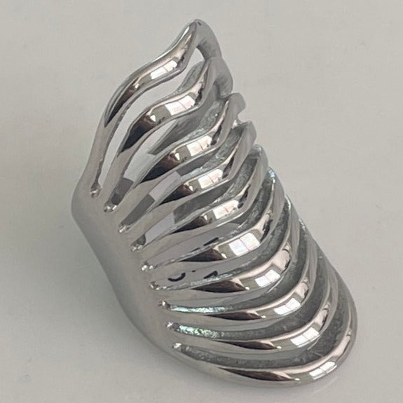 Chic and Sleek silver ring