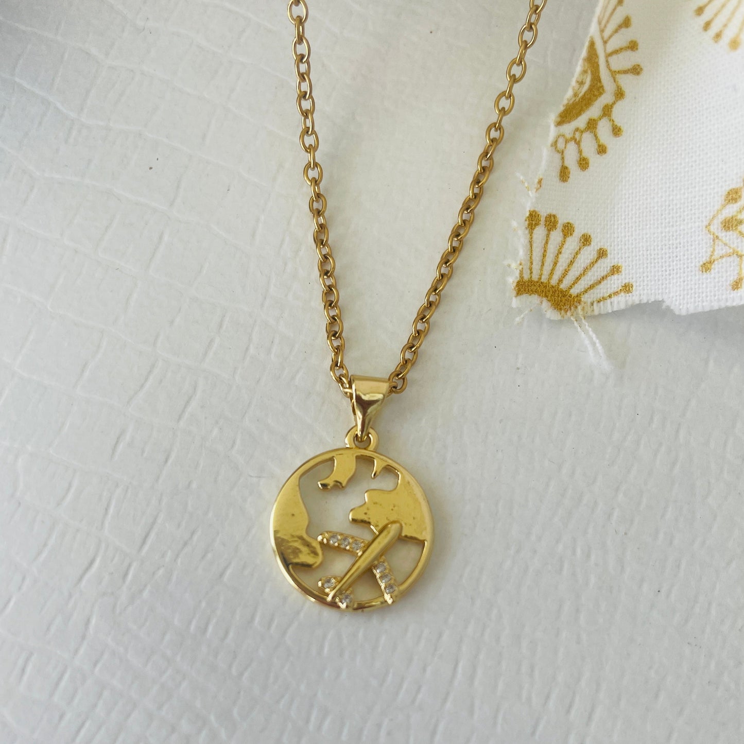 Around the world necklace