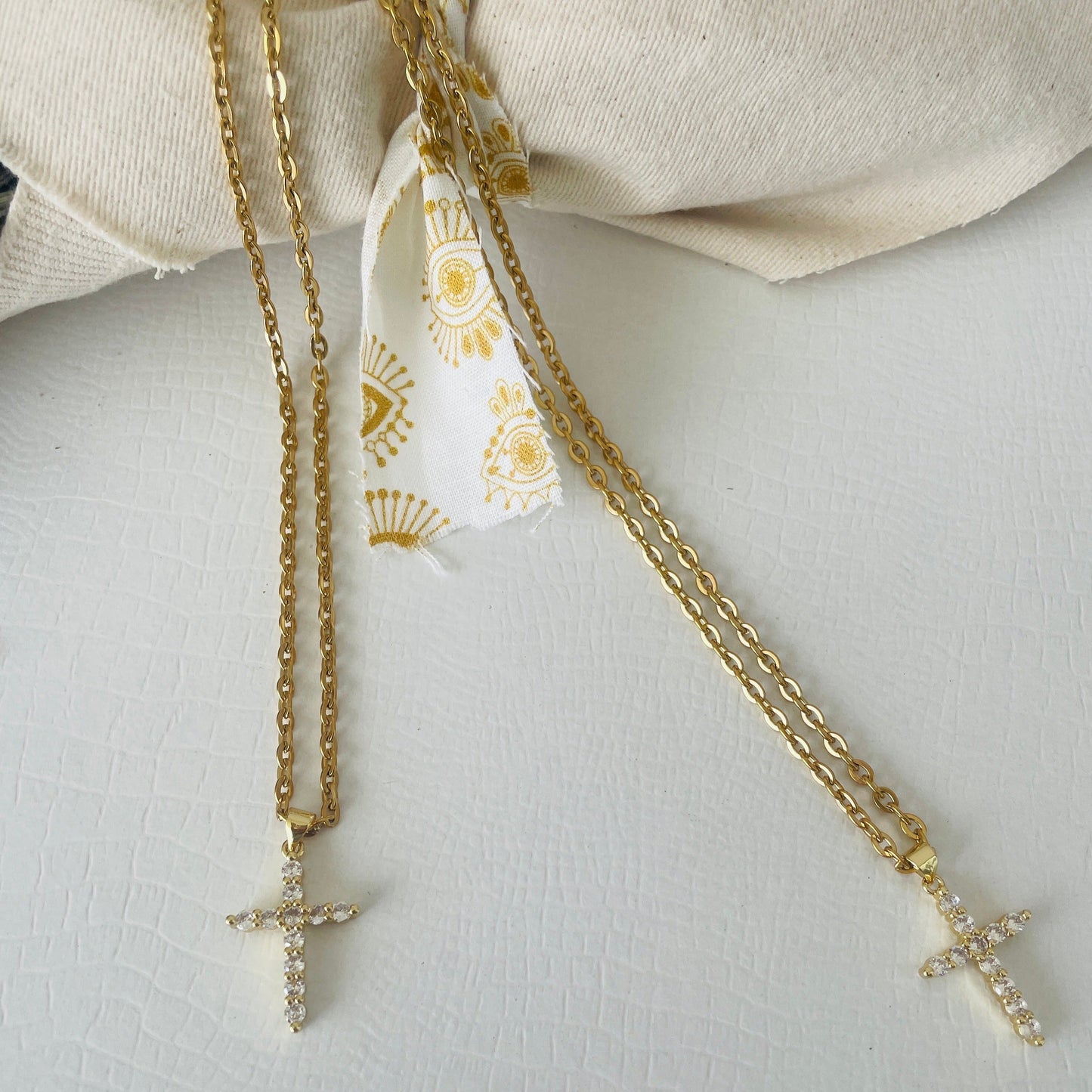 For the boys cross necklace
