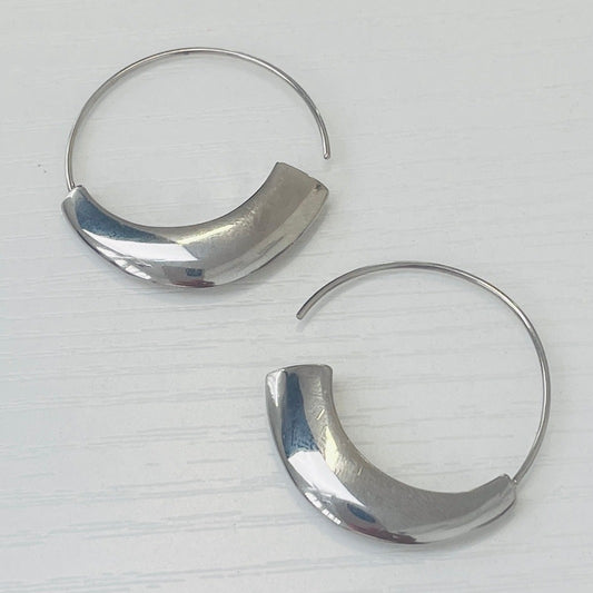 Small silver hoops