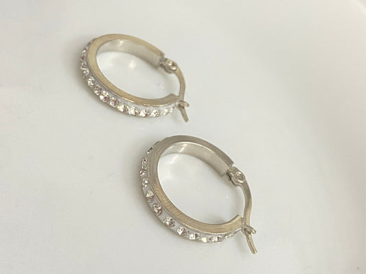 Rhinestone hoops