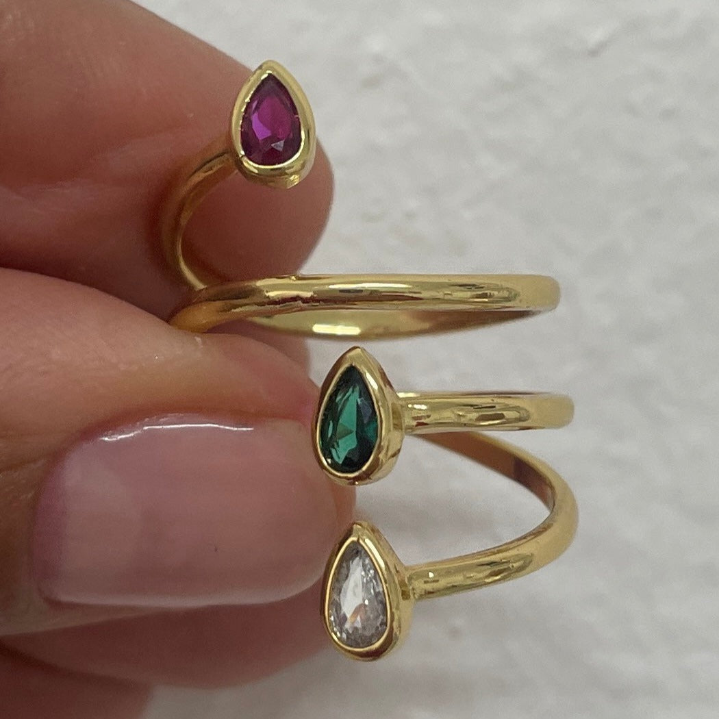 Gems and Spring Ring