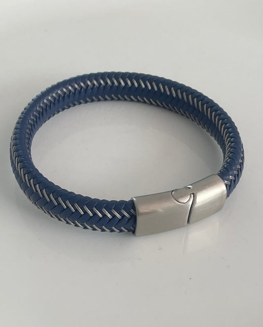 Casual chic blue men's bracelet