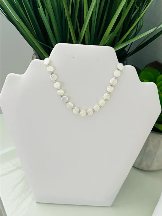 Pearl choker necklace