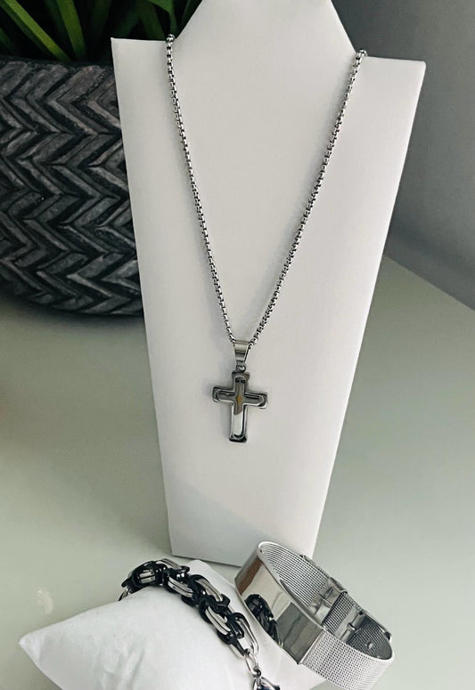 Stainless steel cross